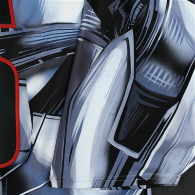 Devin Williams - Tulsa Oilers - 2017-18 MARVEL Ultron Super Hero Night - Game-Worn Autographed 1st Period Only Jersey