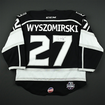 Craig Wyszomirski - Manchester Monarchs - 2018 Fantasy Team Skater - Game-Worn Autographed Jersey - Worn Feb. 24, 2018