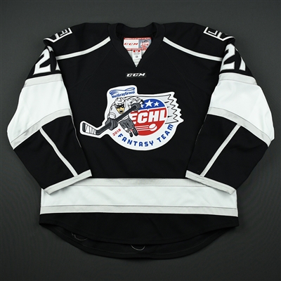 Craig Wyszomirski - Manchester Monarchs - 2018 Fantasy Team Skater - Game-Worn Autographed Jersey - Worn Feb. 24, 2018