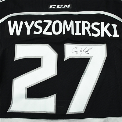 Craig Wyszomirski - Manchester Monarchs - 2018 Fantasy Team Skater - Game-Worn Autographed Jersey - Worn Feb. 24, 2018