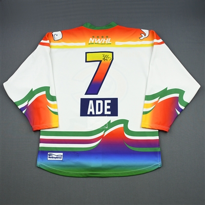 Rachel Ade - Connecticut Whale - Game-Worn You Can Play Autographed Jersey - Feb. 25, 2019