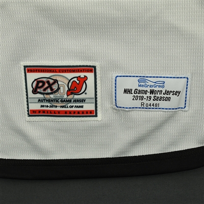 Will Butcher - New Jersey Devils - 2018 Hockey Hall of Fame Game - Game-Worn Jersey - November 9