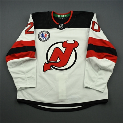 Blake Coleman - New Jersey Devils - 2018 Hockey Hall of Fame Game - Game-Worn Jersey - November 9