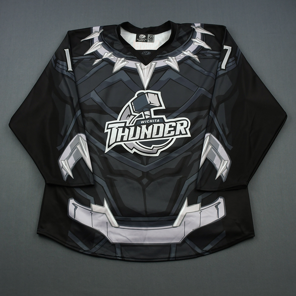 Wichita Thunder Hockey jersey shirt size SMALL = Kansas ECHL