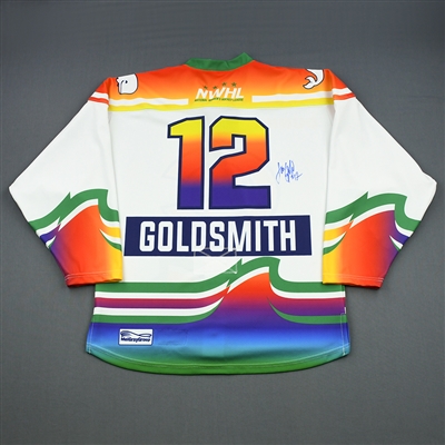 Jamie Goldsmith - Connecticut Whale - Game-Issued You Can Play Autographed Jersey - Feb. 25, 2019