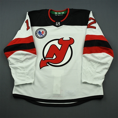 Ben Lovejoy - New Jersey Devils - 2018 Hockey Hall of Fame Game - Game-Worn Jersey - November 9