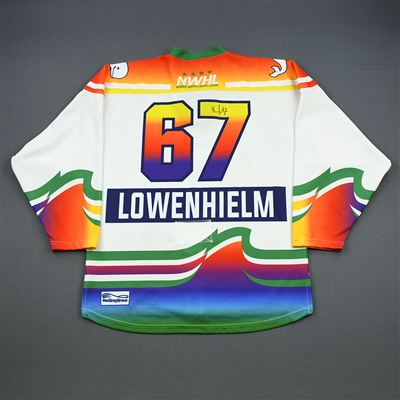 Michelle Lowenhielm - Connecticut Whale - Game-Worn You Can Play Autographed Jersey - Feb. 25, 2019
