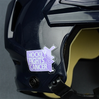 Connor McDavid - Game-Worn CCM Helmet w/Oakley Shield & Hockey Fights Cancer Decal - Nov. 30, 2017 - PHOTO-MATCHED