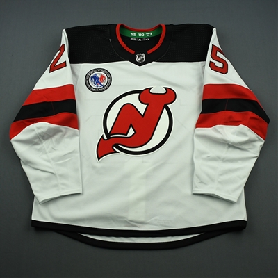 Mirco Mueller - New Jersey Devils - 2018 Hockey Hall of Fame Game - Game-Worn Jersey - November 9