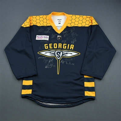 Georgia Swarm - Right To Play - Team-Issued Autographed Jersey - 2018-19 Season