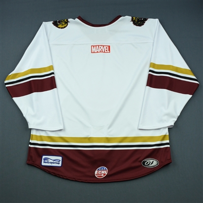 Blank NNO - Manchester Monarchs - 2018-19 MARVEL Super Hero Night - Game-Issued Jersey