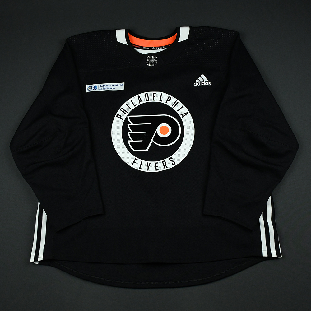  Gridiron Grip Ivan Provorov Philadelphia Hockey Black Jersey  Shirt Cotton Men's (Small, Black) : Clothing, Shoes & Jewelry