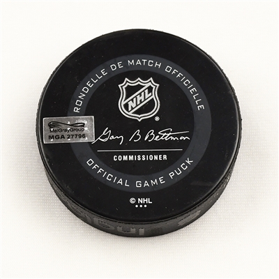 Pierre-Luc Dubois - Columbus Blue Jackets - October 11, 2019 vs. Anaheim Ducks (Blue Jackets Logo)