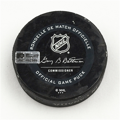 Boone Jenner - Columbus Blue Jackets - October 26, 2019 vs. Philadelphia Flyers (Flyers Logo)