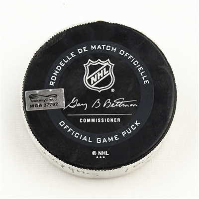 P.K. Subban - New Jersey Devils - October 17, 2019 vs. New York Rangers (Devils Logo) - First Goal as a New Jersey Devil