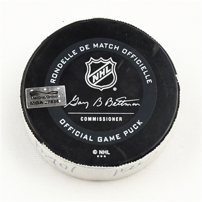 Sami Vatanen - New Jersey Devils - October 25, 2019 vs. Arizona Coyotes (Devils Logo)