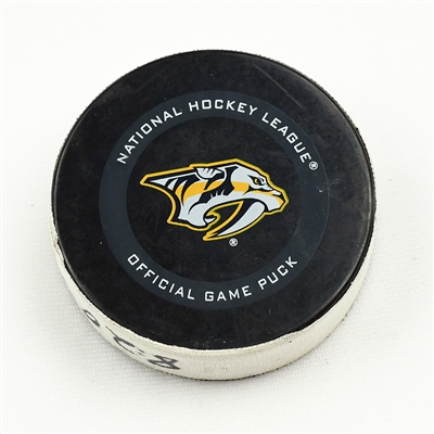 Anthony Mantha - Detroit Red Wings - October 5, 2019 vs. Nashville Predators (Predators Logo)
