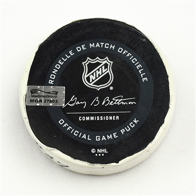 Matt Dumba - Minnesota Wild - October 3, 2019 vs. Nashville Predators (Predators Logo)