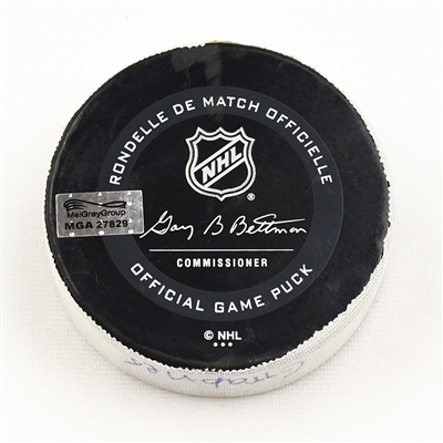 Michael Grabner - Arizona Coyotes - October 25, 2019 vs. New Jersey Devils (Devils Logo)