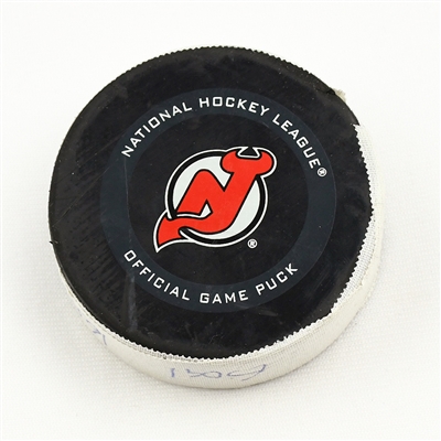 Clayton Keller - Arizona Coyotes - October 25, 2019 vs. New Jersey Devils (Devils Logo)
