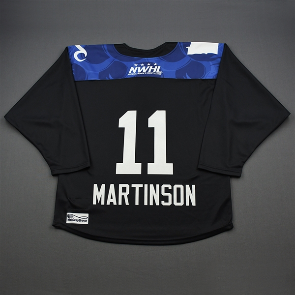 Lisa Martinson - 2019-20 Minnesota Whitecaps Preseason Game-Issued Jersey