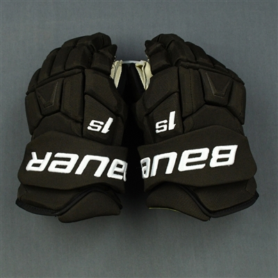 Jake DeBrusk - 2019 Winter Classic Game-Worn Gloves