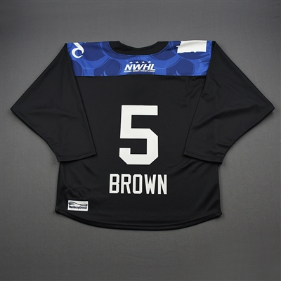 Winny Brodt Brown - 2019-20 Minnesota Whitecaps Preseason Game-Issued Jersey