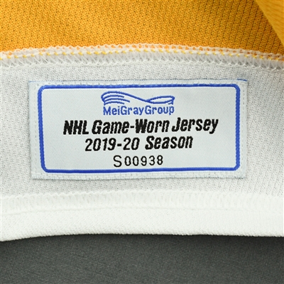 Zdeno Chara - 2019 Hockey Hall of Fame Game - Game-Worn Jersey w/C (Warm-up Only)  - November 15