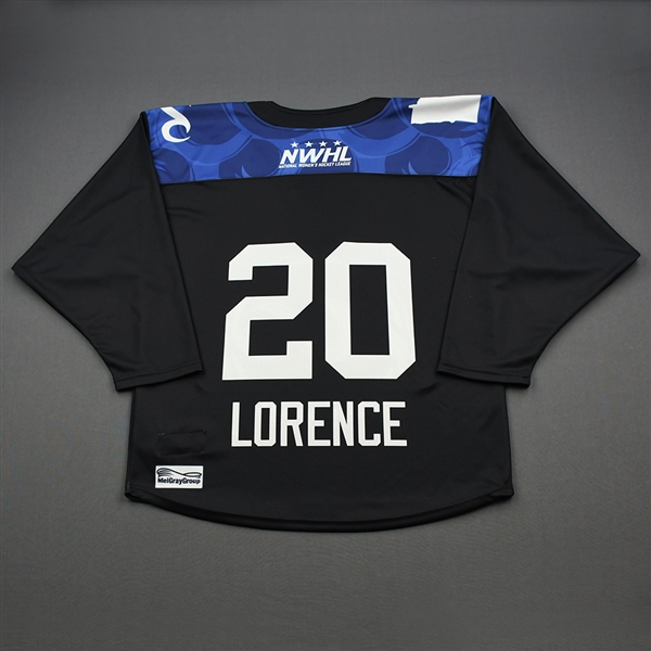 Meghan Lorence - 2019-20 Minnesota Whitecaps Preseason Game-Issued Jersey