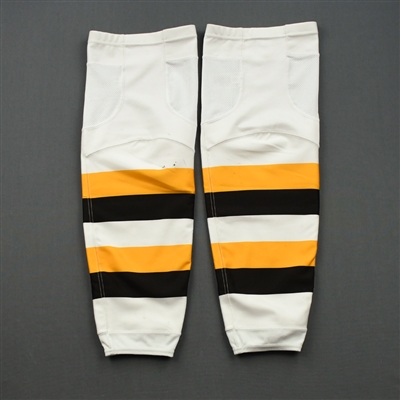 Patrice Bergeron - 2019 Winter Classic Game-Worn Socks