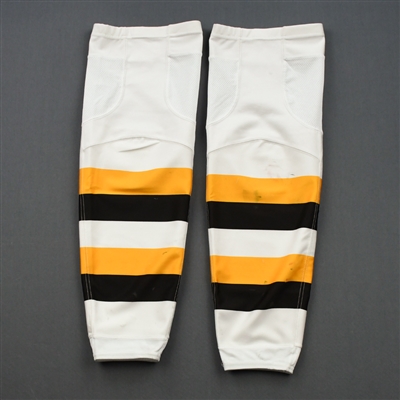 Jake DeBrusk- 2019 Winter Classic Game-Worn Socks