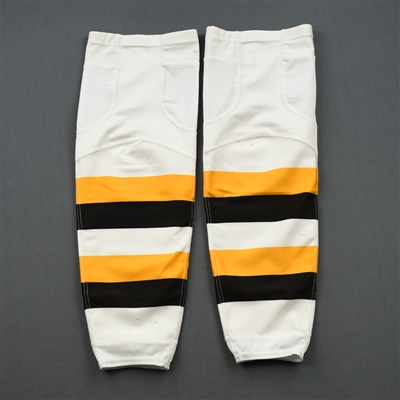 David Pastrnak - 2019 Winter Classic Game-Worn Socks