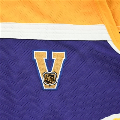 Los Angeles Kings - Purple Vintage Jersey w/ 'V' Patch AirKnit Material, Size 56