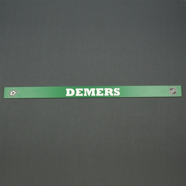 Jason Demers - Dallas Stars - Name Plate