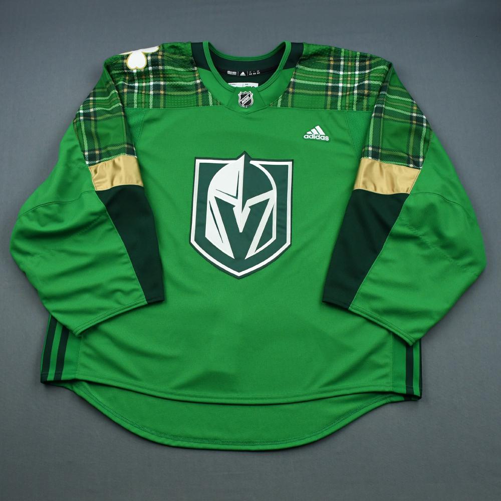 Vegas golden knights St. Patrick's day jersey