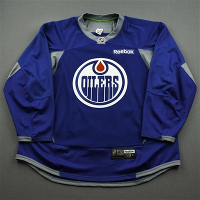 Ryan Smyth - 2012-13 - Edmonton Oilers - Blue Practice Jersey