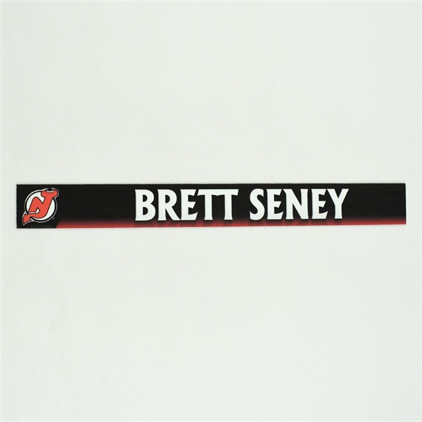 Brett Seney - New Jersey Devils Locker Room Nameplate  