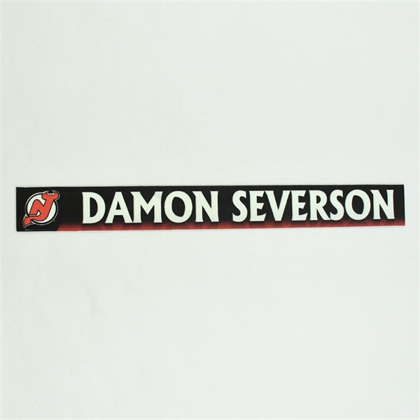Damon Severson - New Jersey Devils Locker Room Nameplate  