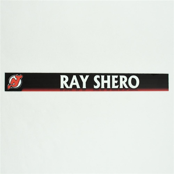 Ray Shero - New Jersey Devils Locker Room Nameplate  