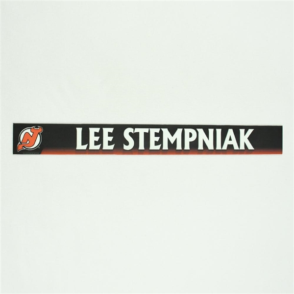 Lee Stempniak - New Jersey Devils Locker Room Nameplate  