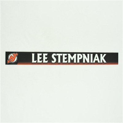 Lee Stempniak - New Jersey Devils Locker Room Nameplate  