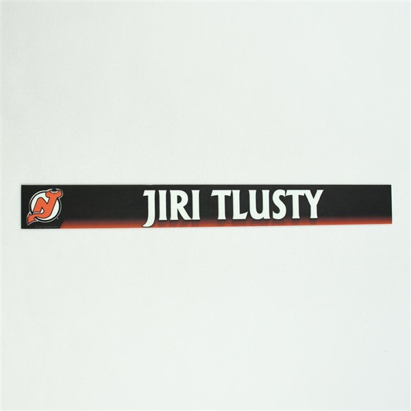 Jiri Tlusty - New Jersey Devils Locker Room Nameplate  