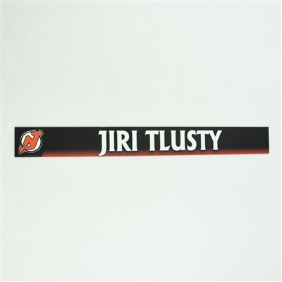 Jiri Tlusty - New Jersey Devils Locker Room Nameplate  