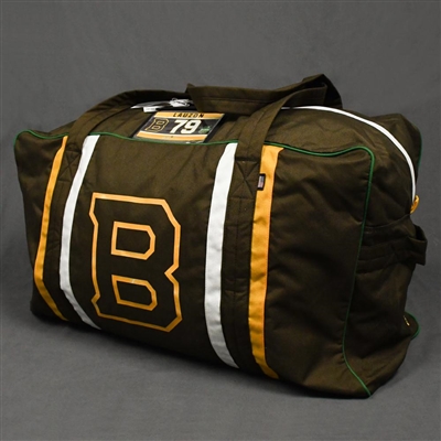 Jeremy Lauzon - Boston Bruins - Winter Classic - Used Equipment Bag 