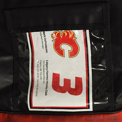 David Schlemko - Calgary Flames - Used Equipment Bag 