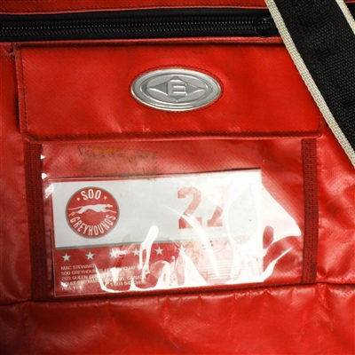 Nick Cousins - Soo Greyhounds - Used Equipment Bag 