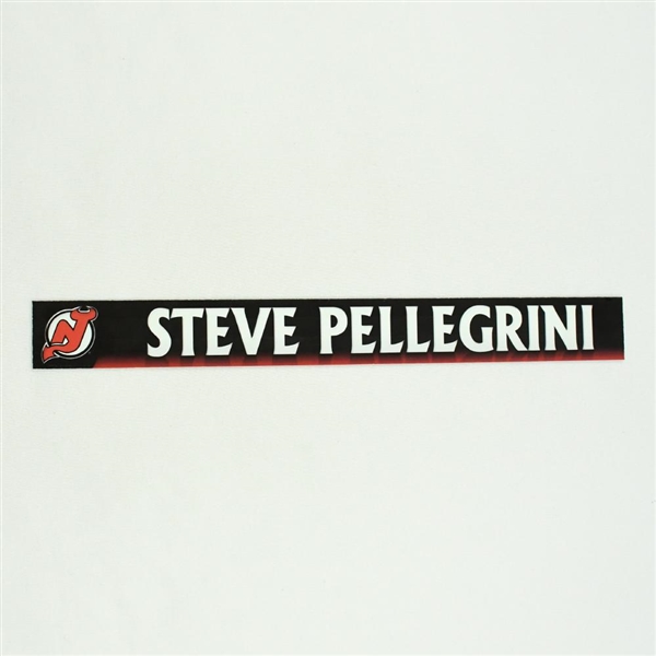Steve Pellegrini - New Jersey Devils Locker Room Nameplate  