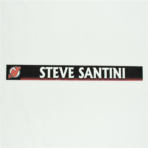 Steve Santini - New Jersey Devils Locker Room Nameplate  