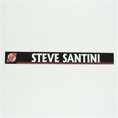 Steve Santini - New Jersey Devils Locker Room Nameplate  