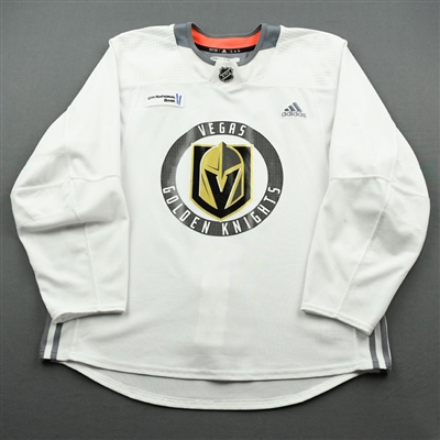 Reilly Smith - 18-19 - Vegas Golden Knights - w/ City National Bank Patch Practice Jersey 
